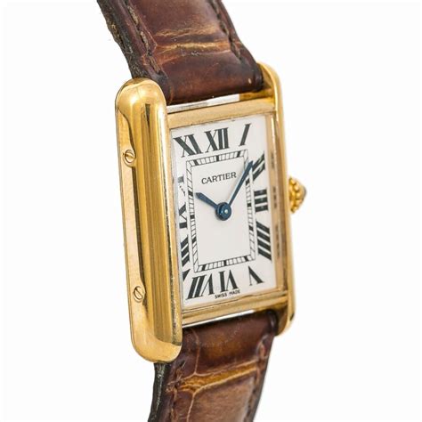 used cartier tank watches